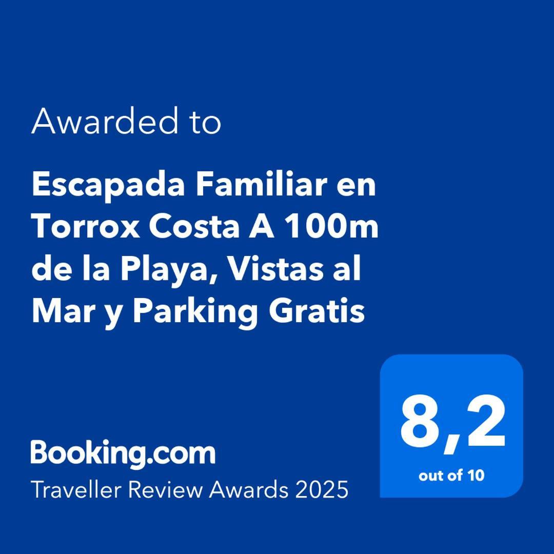 Escapada Familiar En Torrox Costa A 100M De La Playa, Vistas Al Mar Y Parking Gratis 아파트 외부 사진
